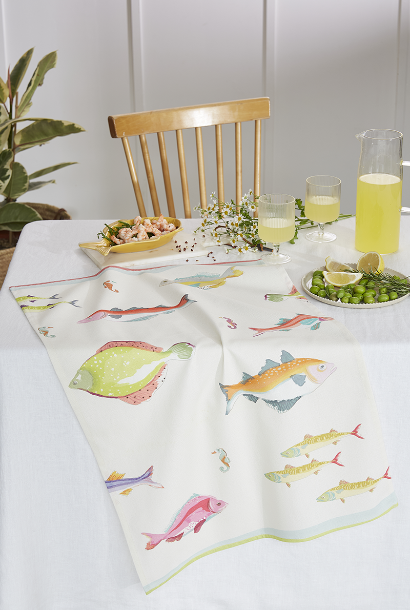 Essix Home Collection Torchon Imprimé Plongée