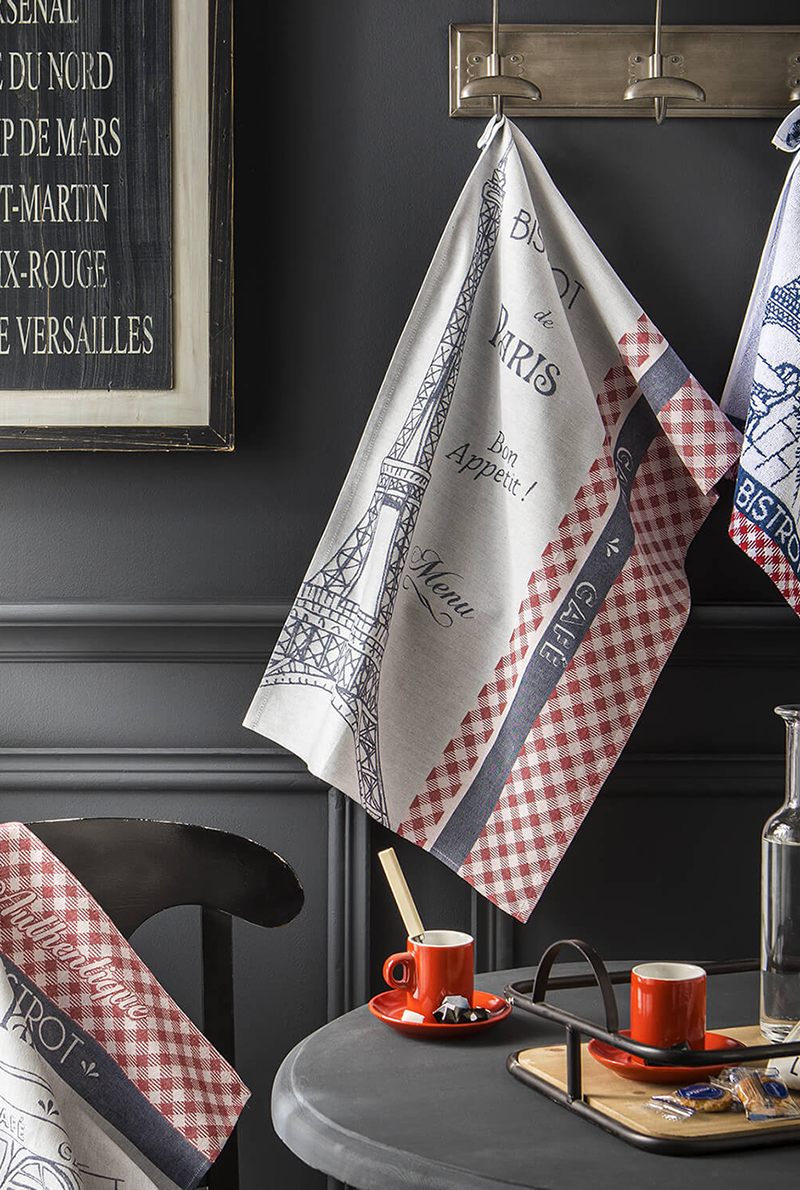Essix Home Collection Essuie Mains De Cuisine En Coton Authentique Bistrot