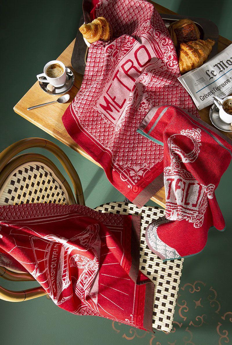 Essix Home Collection Essuie Mains De Cuisine En Coton Panneau Métro