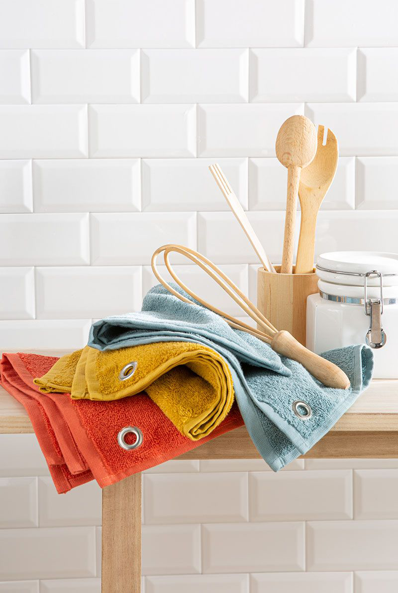 Essix Home Collection Essuie Mains De Cuisine En Coton Uni