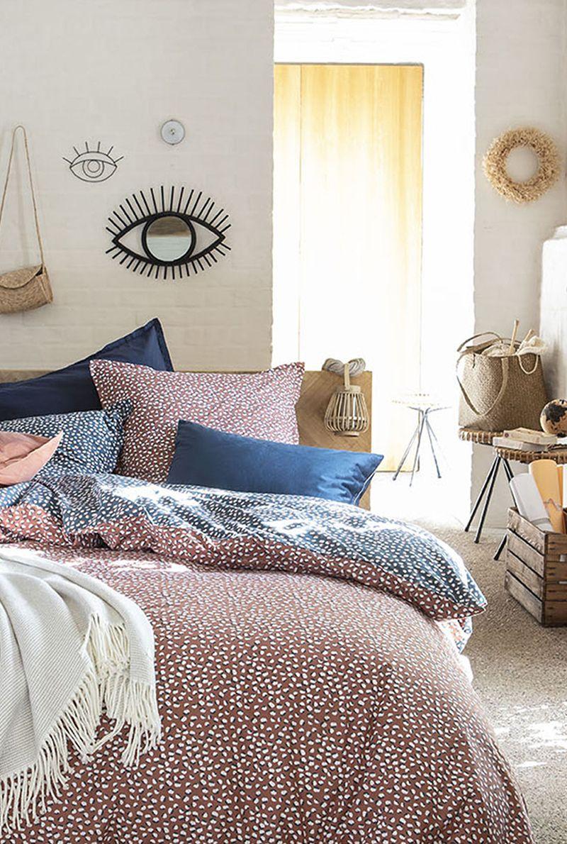 essix home collection Housse de couette en coton Clin d'oeil