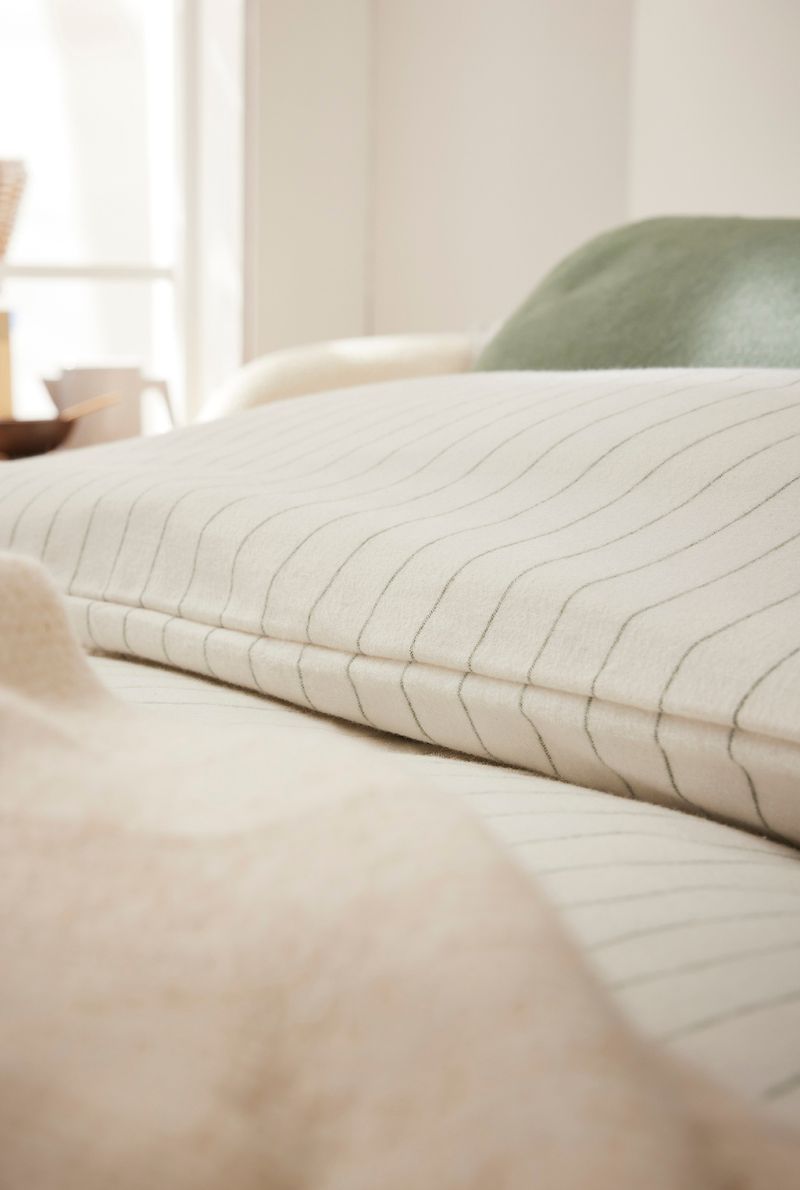 Essix Home Collection Housse De Couette En Flanelle De Coton Équilibre