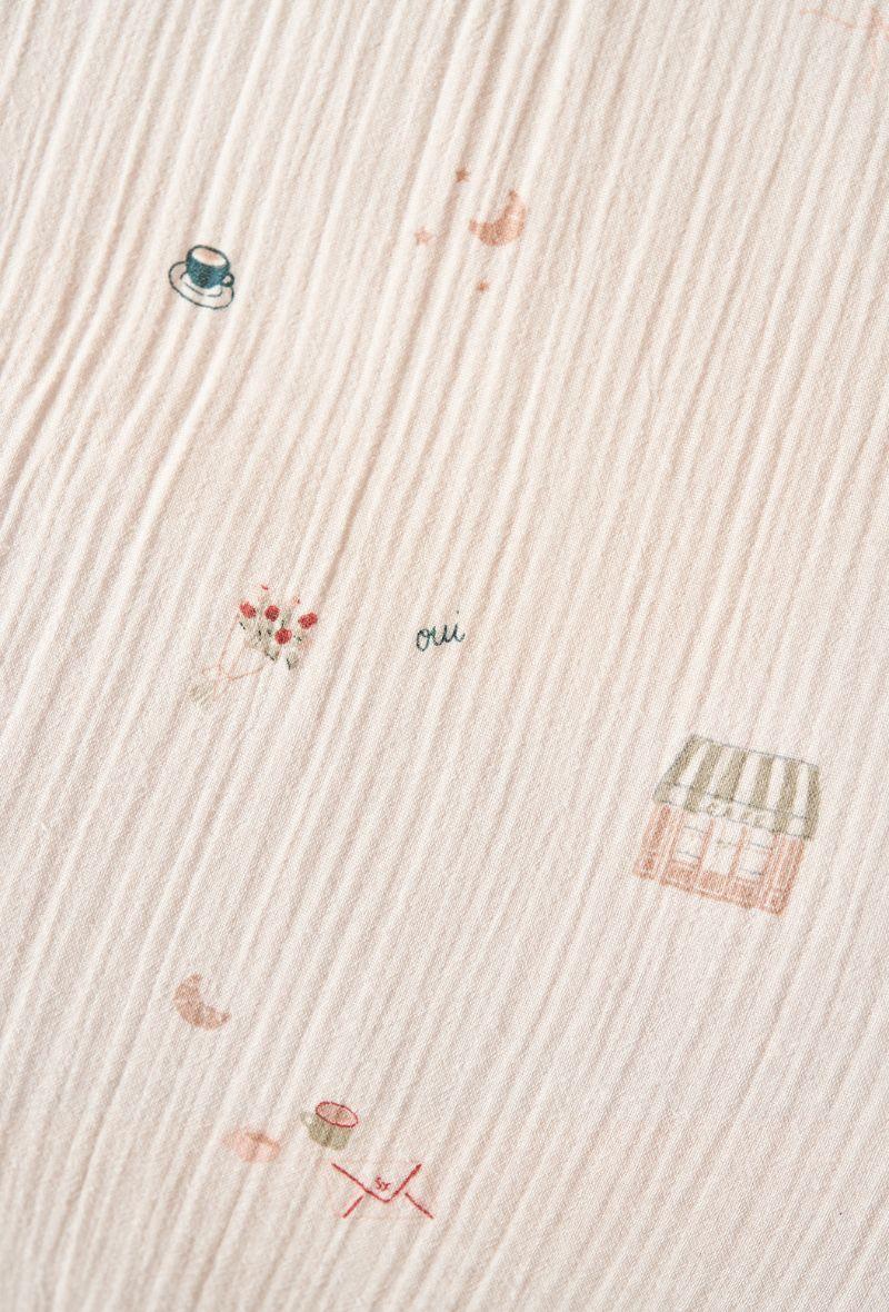 Essix Home Collection Housse De Couette En Gaze De Coton Breakfast In Paris