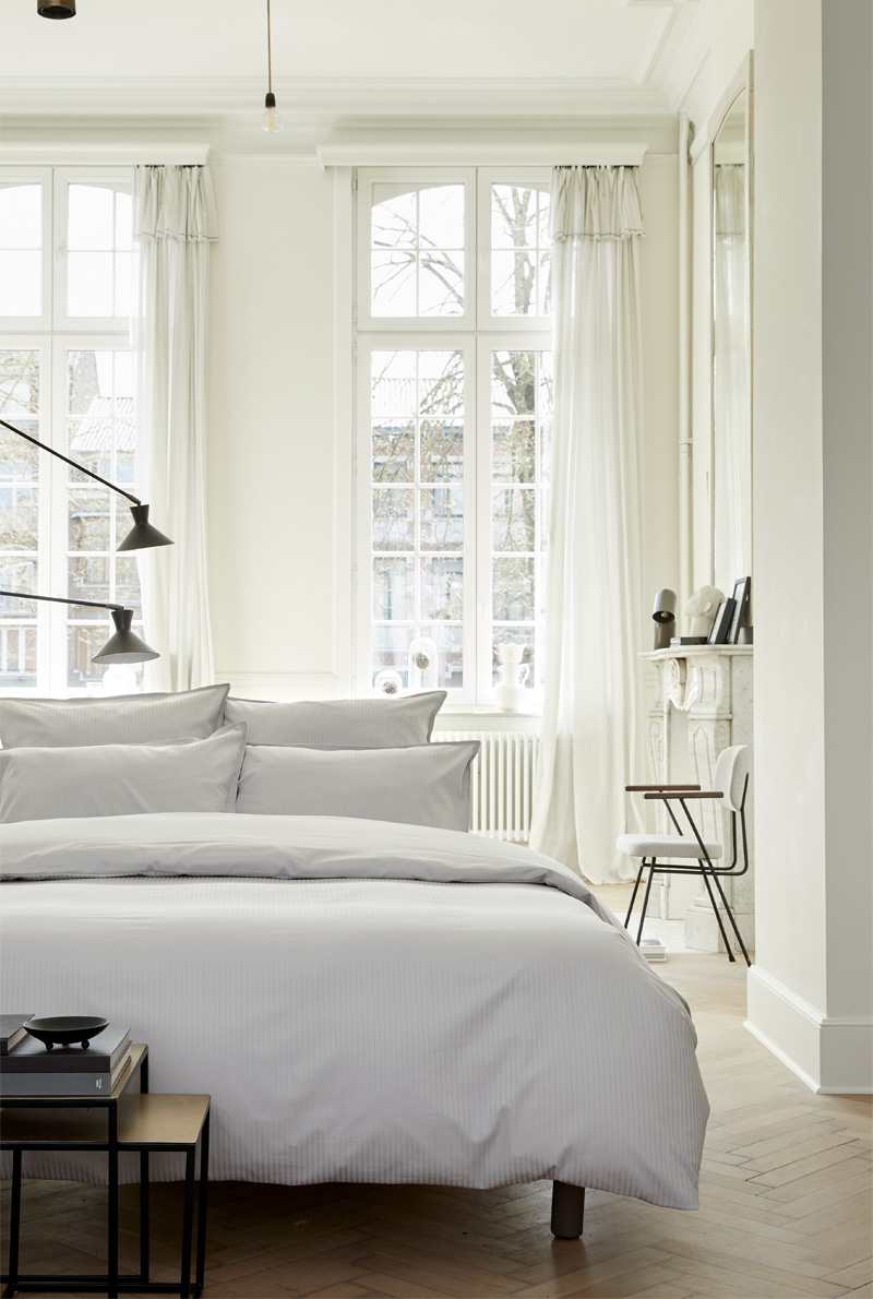 essix home collection Housse de couette en jacquard de satin Grand Hôtel