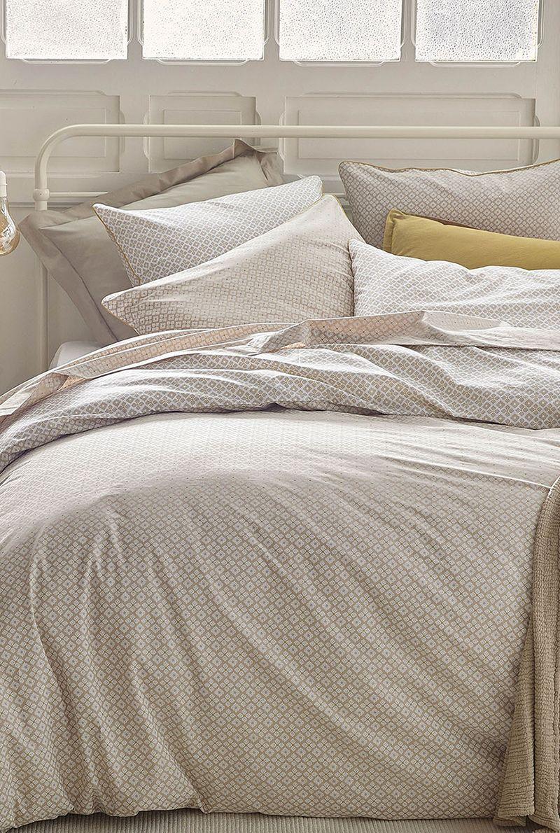 essix home collection Housse de couette en percale de coton Alba