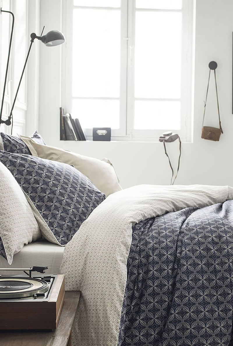 Essix Home Collection Housse De Couette En Percale De Coton ATLAS