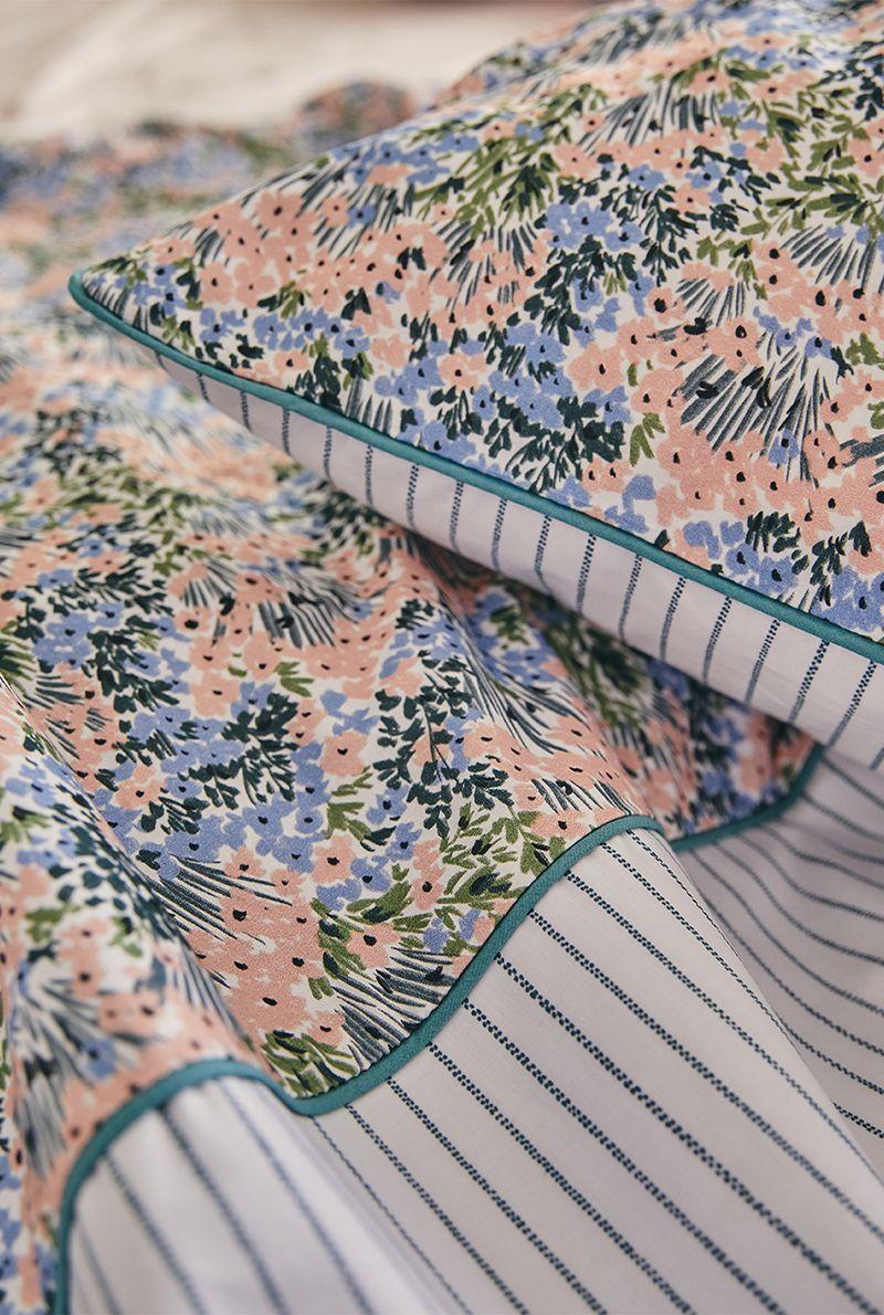 Essix Home Collection Housse De Couette En Percale De Coton Bosquet