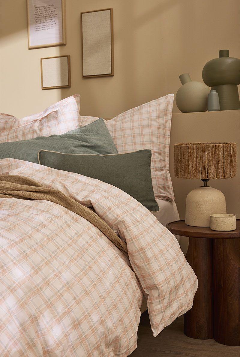 Essix Home Collection Housse De Couette En Percale De Coton Cadence