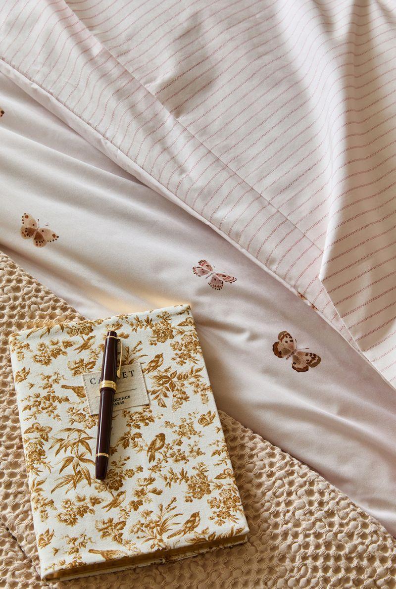 Essix Home Collection Housse De Couette En Percale De Coton Délicatesse