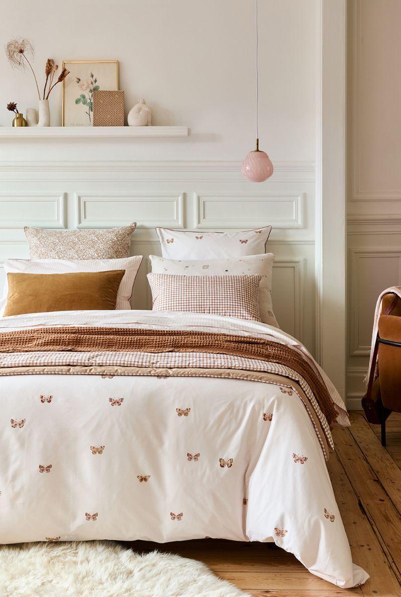 essix home collection Housse de couette en percale de coton Délicatesse