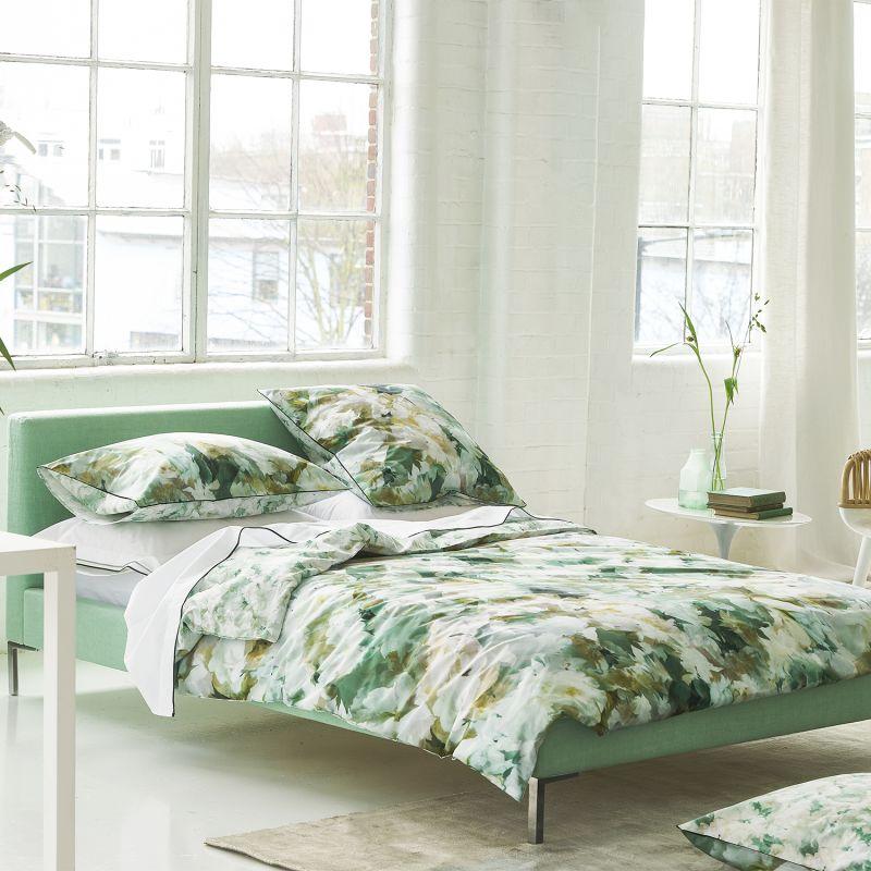 Essix Home Collection Housse De Couette En Percale De Coton Fleurs De Jour