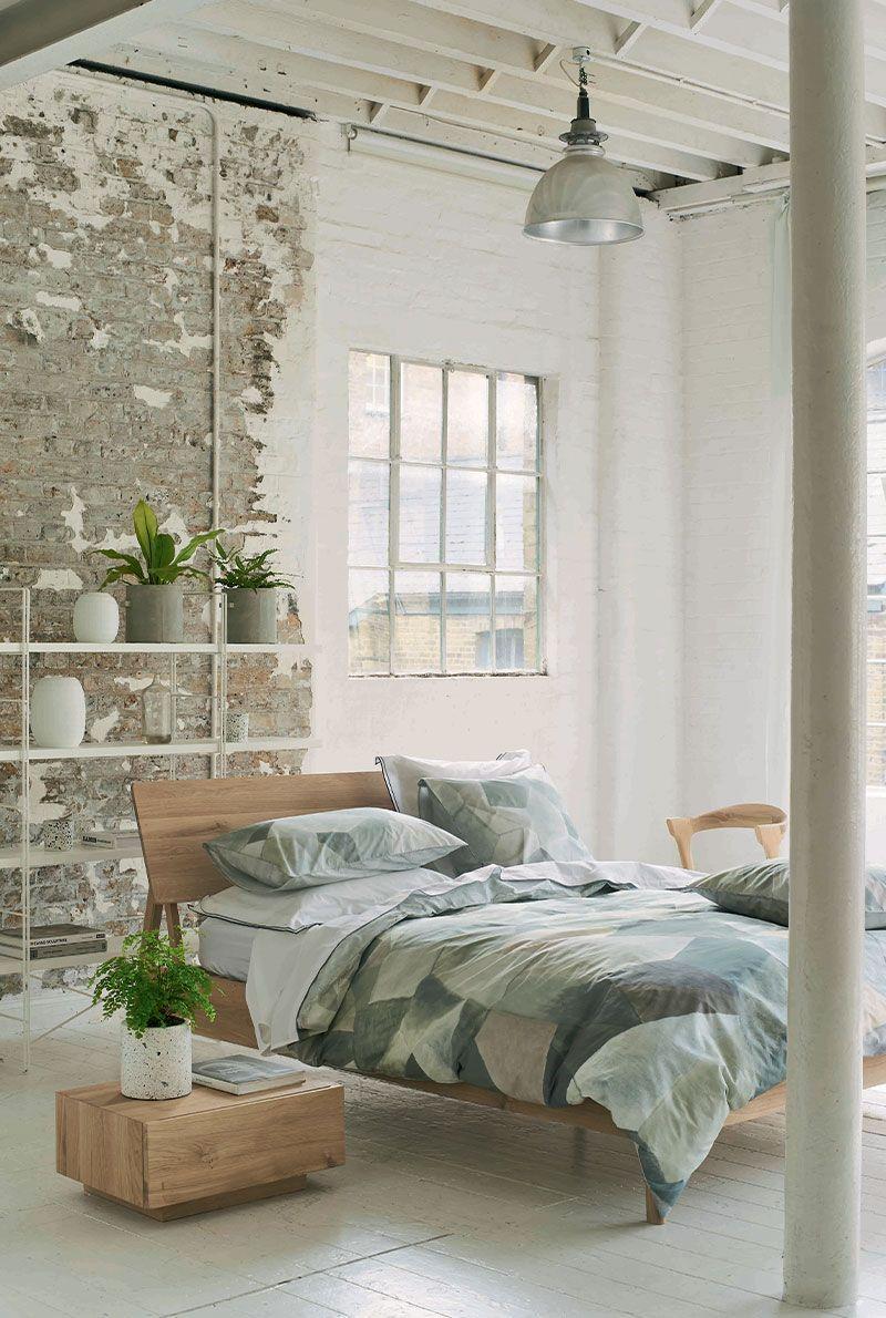 Essix Home Collection Housse De Couette En Percale De Coton Geo Modern