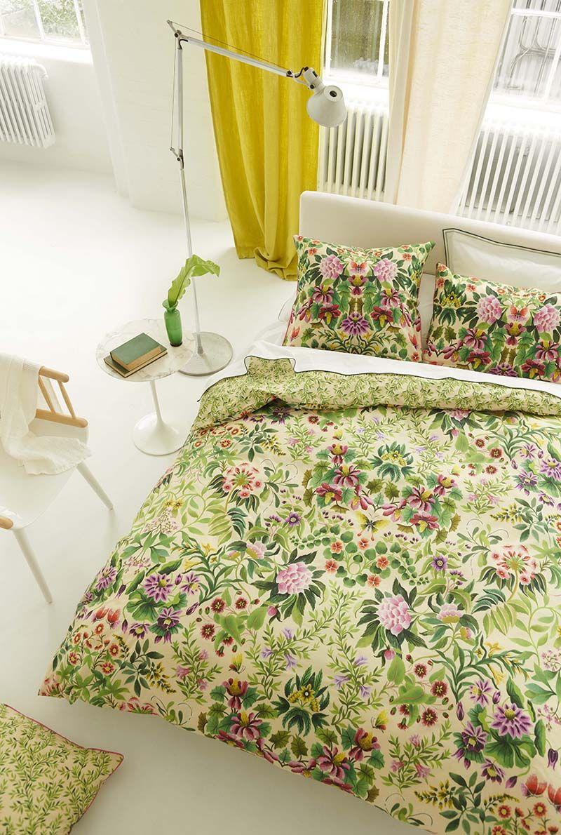 Essix Home Collection Housse De Couette En Percale De Coton Ikebana Damask