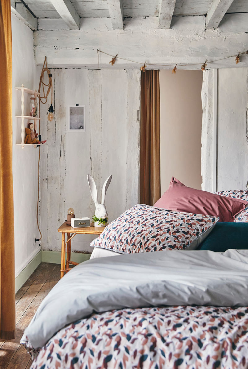 Essix Home Collection Housse De Couette En Percale De Coton Murmure