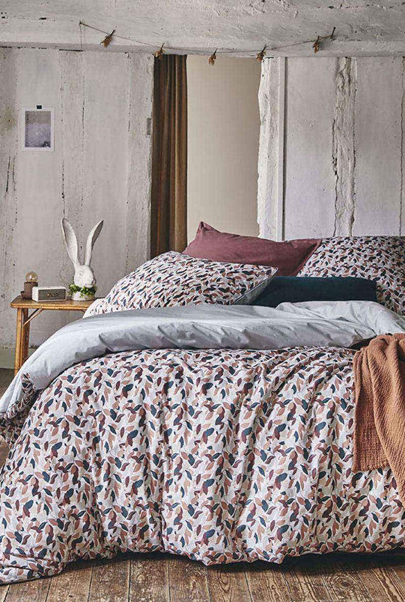 essix home collection Housse de couette en percale de coton Murmure