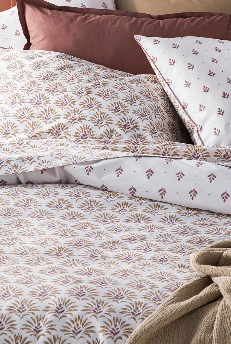 essix home collection Housse de couette en percale de coton Palais des vents