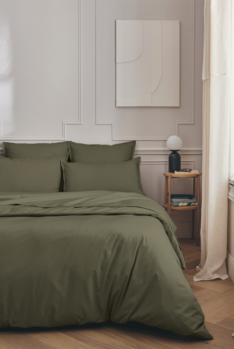 essix home collection Housse de couette en percale de coton Première