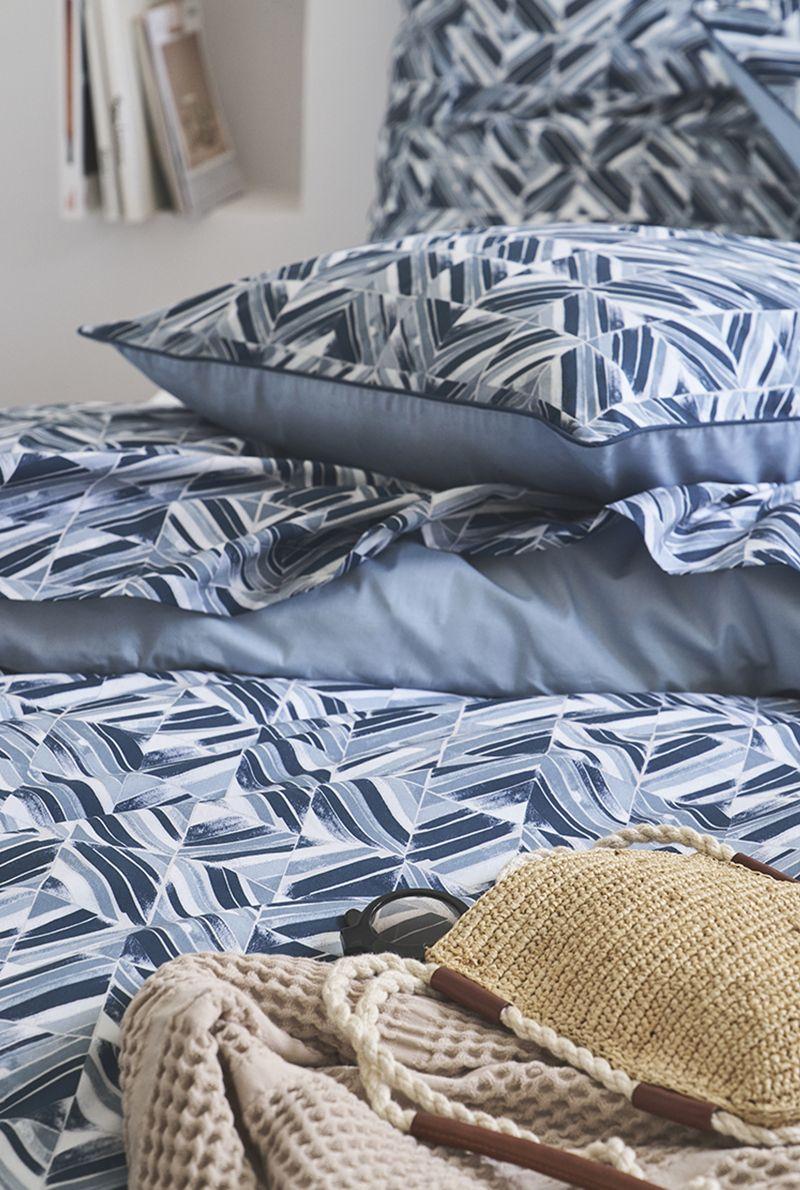 Essix Home Collection Housse De Couette En Percale De Coton Reflets