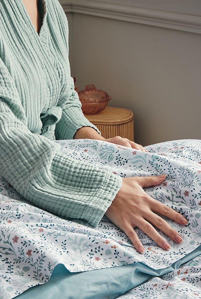 Essix Home Collection Housse De Couette En Percale De Coton Sous L'Ocean