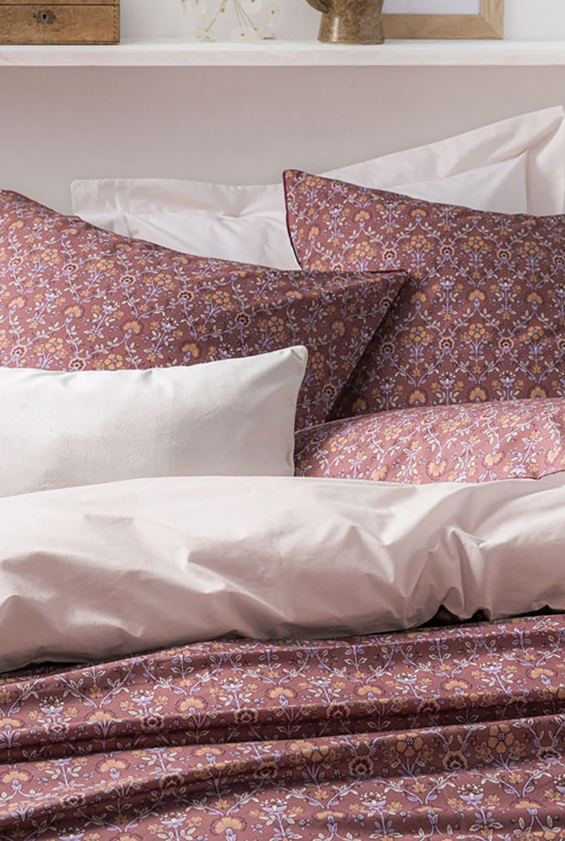 essix home collection Housse de couette en percale de coton Virginia