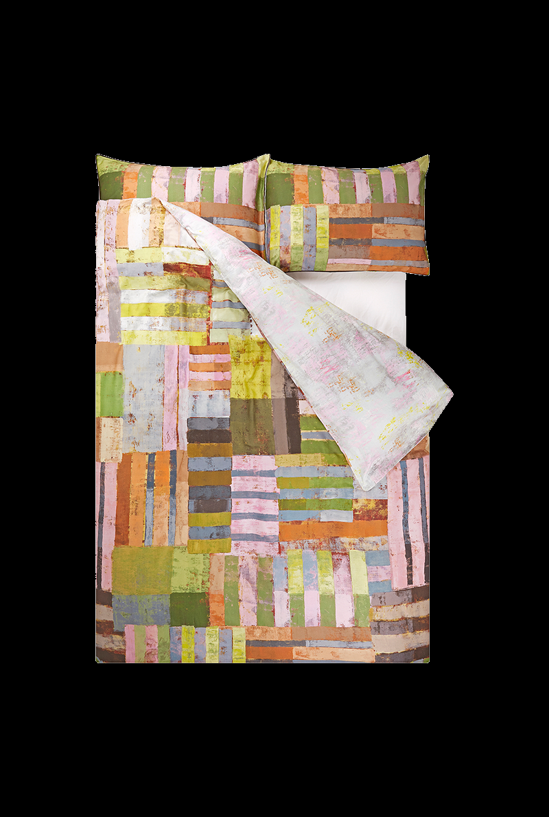 Essix Home Collection Housse De Couette En Satin De Coton Achara