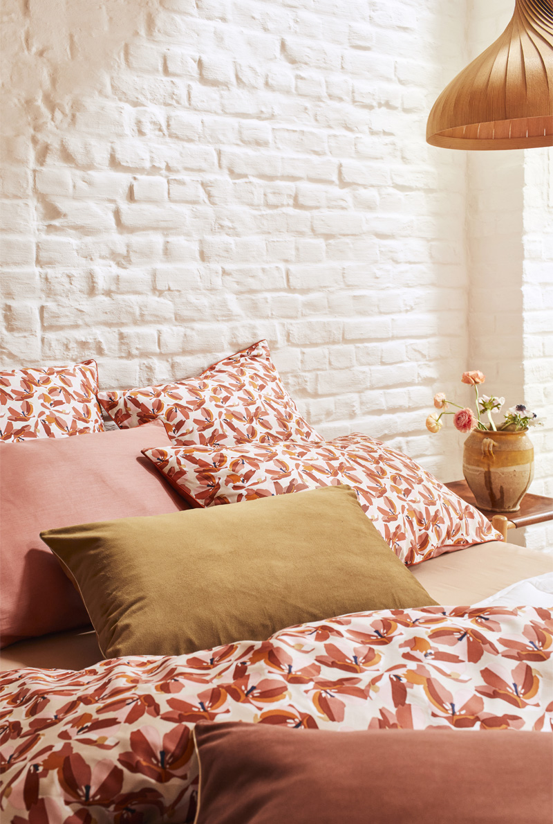 Essix Home Collection Housse De Couette En Satin De Coton Allegoria