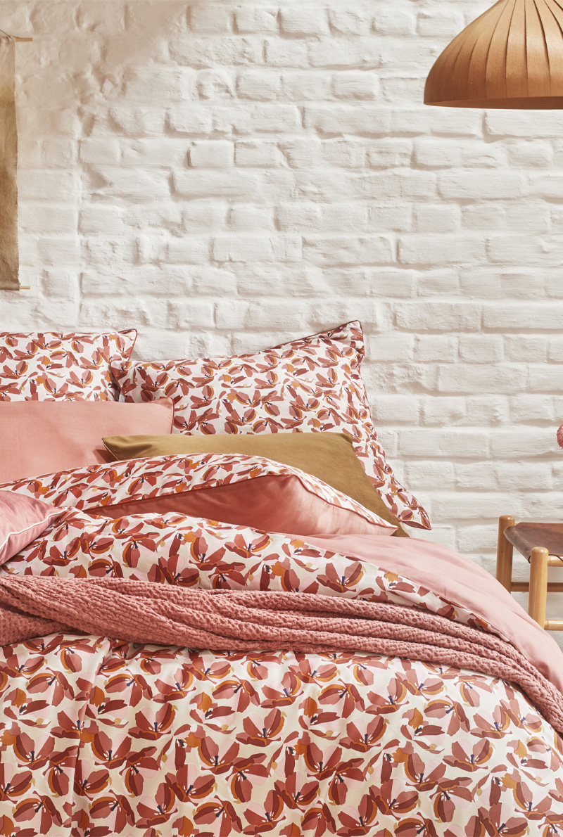 essix home collection Housse de couette en satin de coton Allegoria