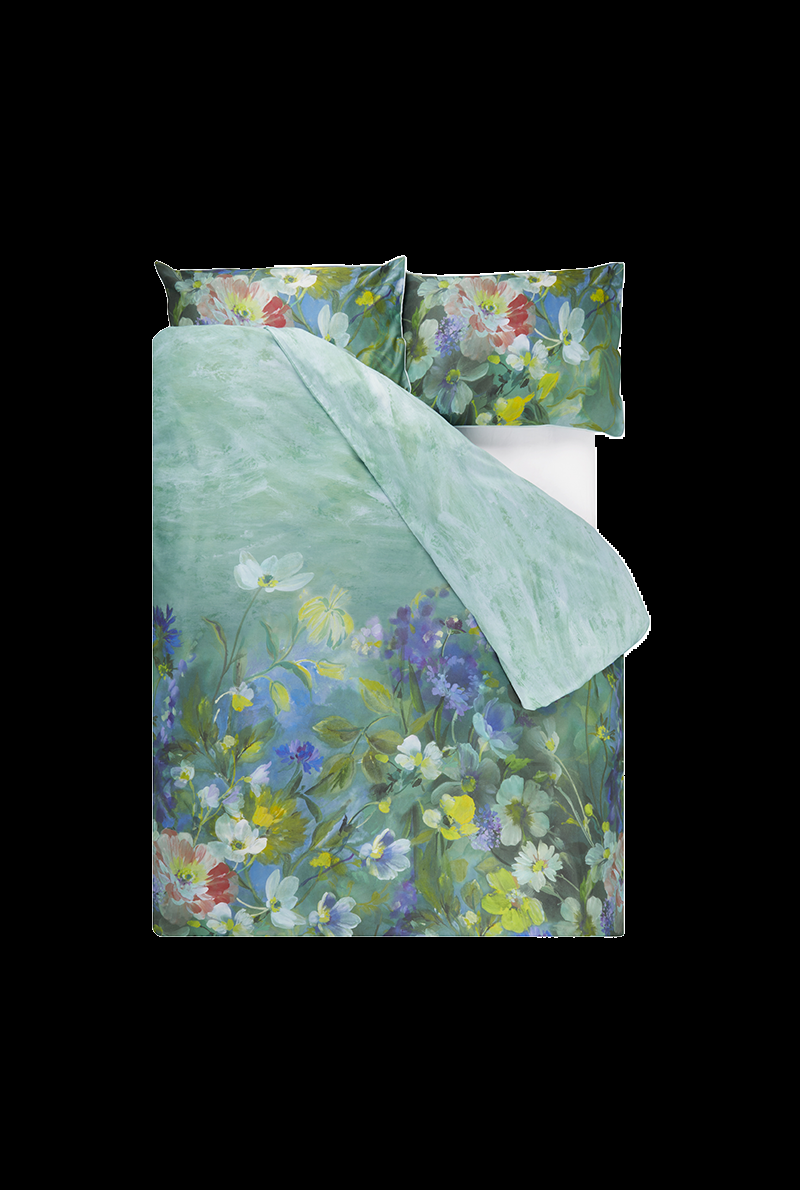 Essix Home Collection Housse De Couette En Satin De Coton Gladys Blossom