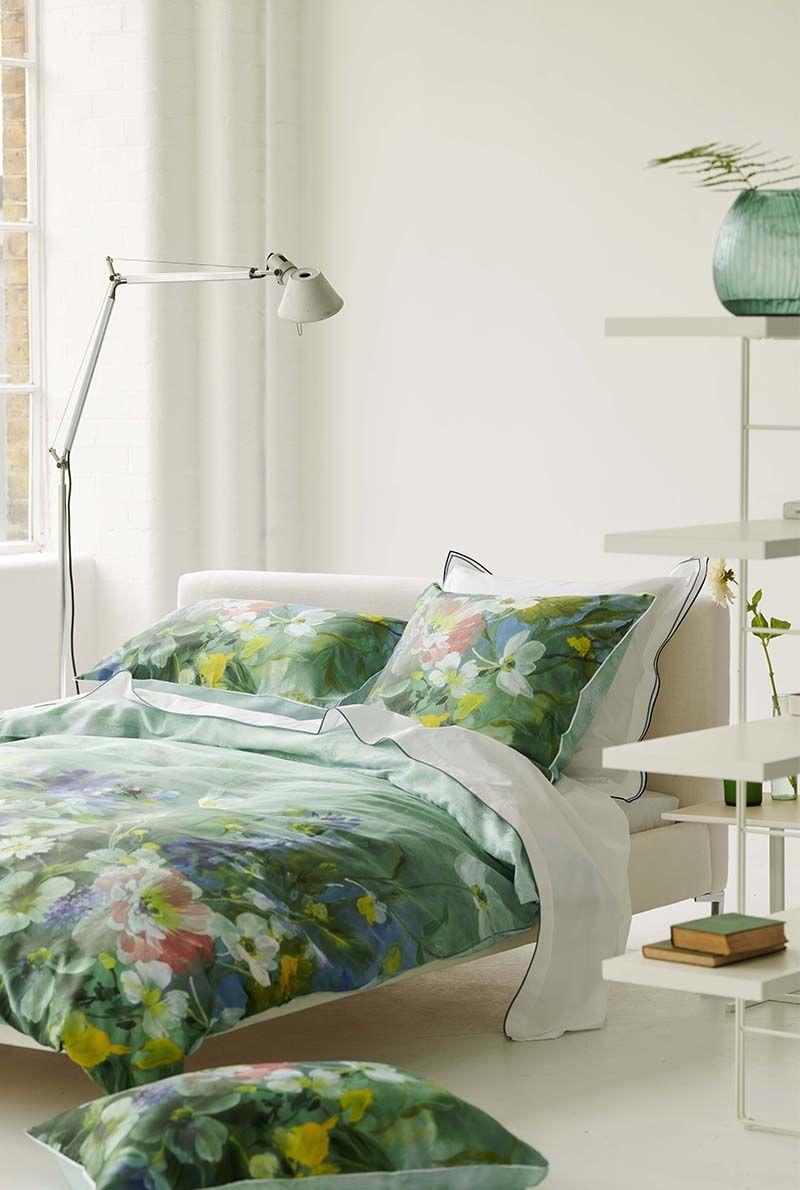 essix home collection Housse de couette en satin de coton Gladys Blossom