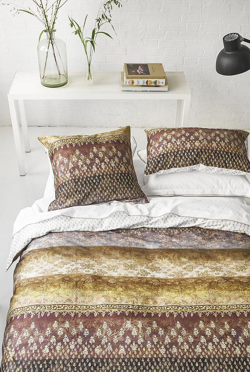 essix home collection Housse de couette en satin de coton Kasavu