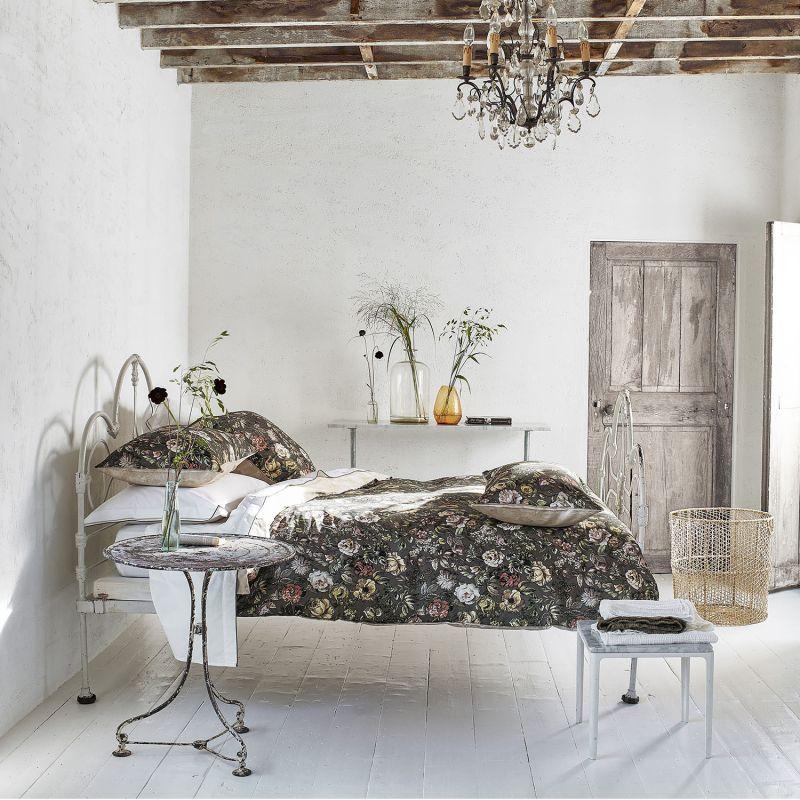 Essix Home Collection Housse De Couette En Satin De Coton Mansur