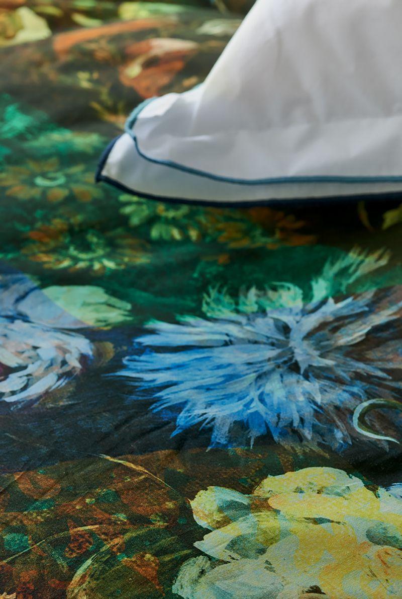 Essix Home Collection Housse De Couette En Satin De Coton Minakari