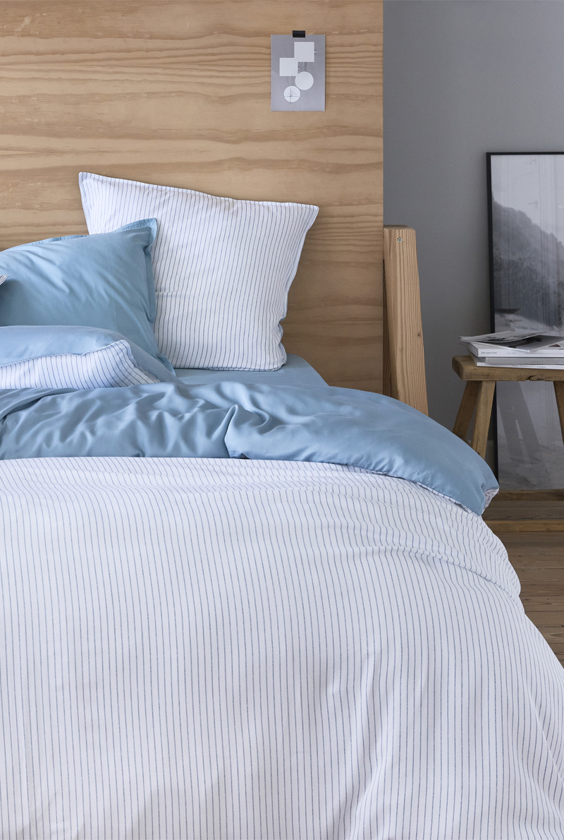 essix home collection Housse de couette en viscose de bambou Sillage