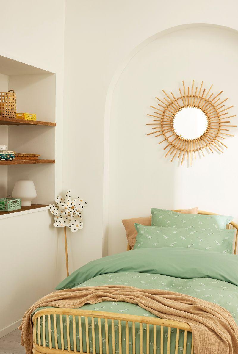 Essix Home Collection Housse De Couette Enfant En Percale De Coton Cueillette