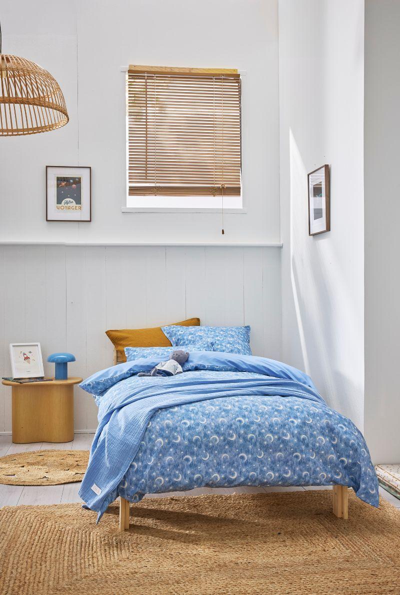 Essix Home Collection Housse De Couette Enfant En Percale De Coton Petit Rêveur