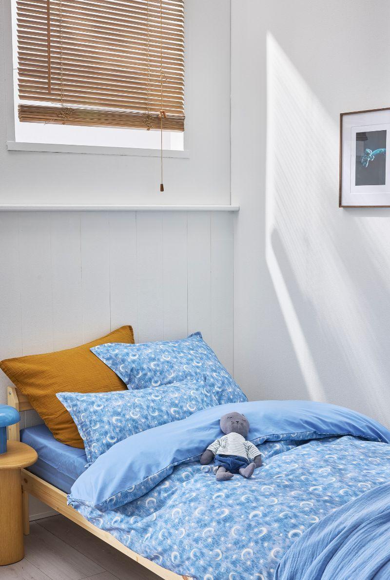 Essix Home Collection Housse De Couette Enfant En Percale De Coton Petit Rêveur