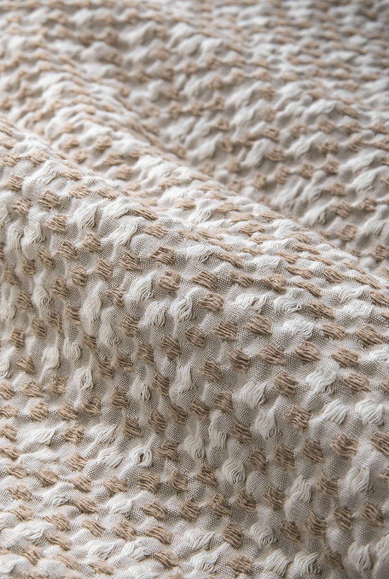 Essix Home Collection Housse De Coussin En Coton Tissé Mirage