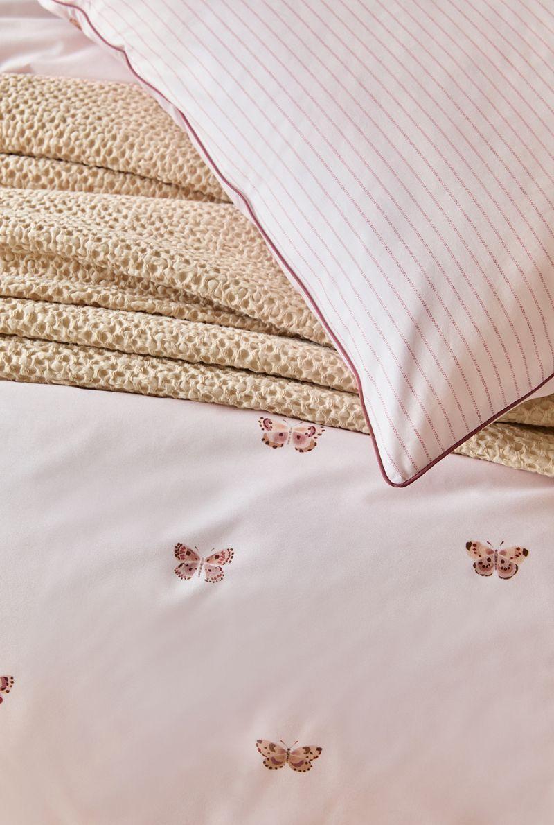 Essix Home Collection Parure De Lit En Percale De Coton Délicatesse