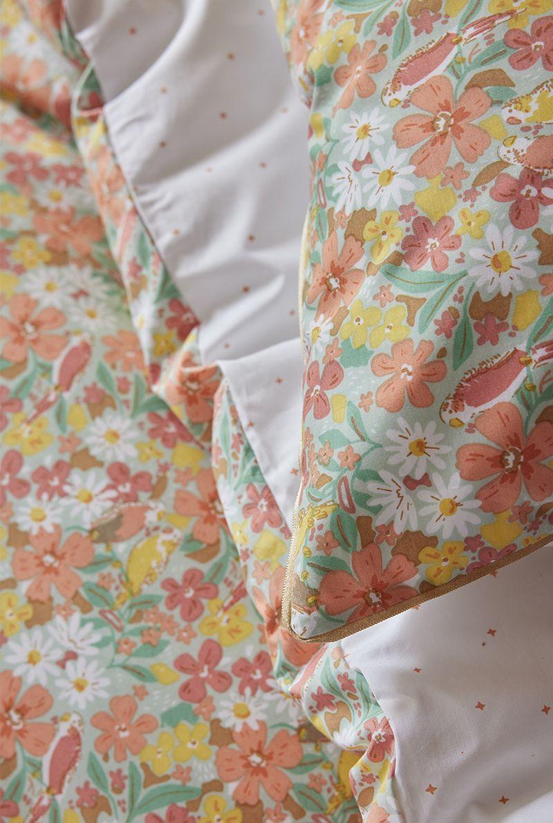 Essix Home Collection Parure De Lit En Percale De Coton Lovebirds