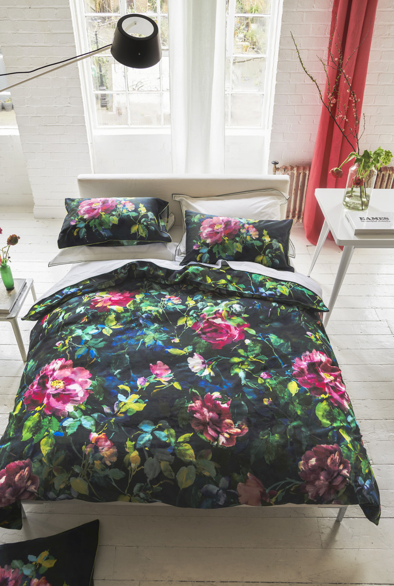 essix home collection Parure de lit en satin de coton Gertrude