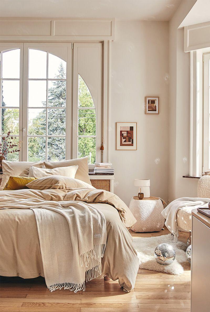 essix home collection Parure en flanelle de coton chambray Frisson