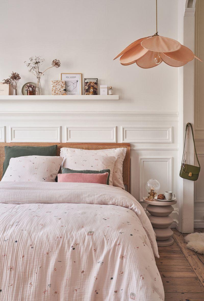 essix home collection Parure en gaze de coton Breakfast in Paris essix home collection Parure en gaze de coton Breakfast in Paris