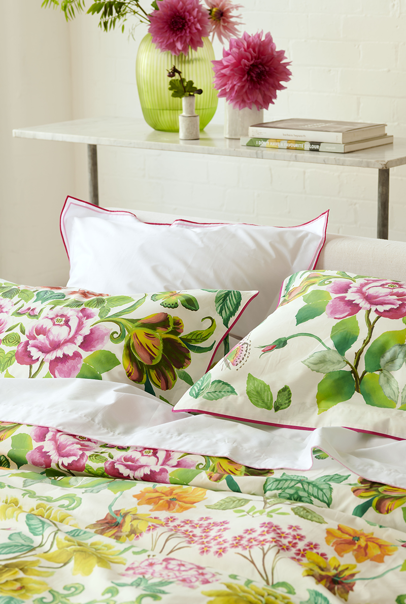 Essix Home Collection Parure En Percale De Coton Eleonora