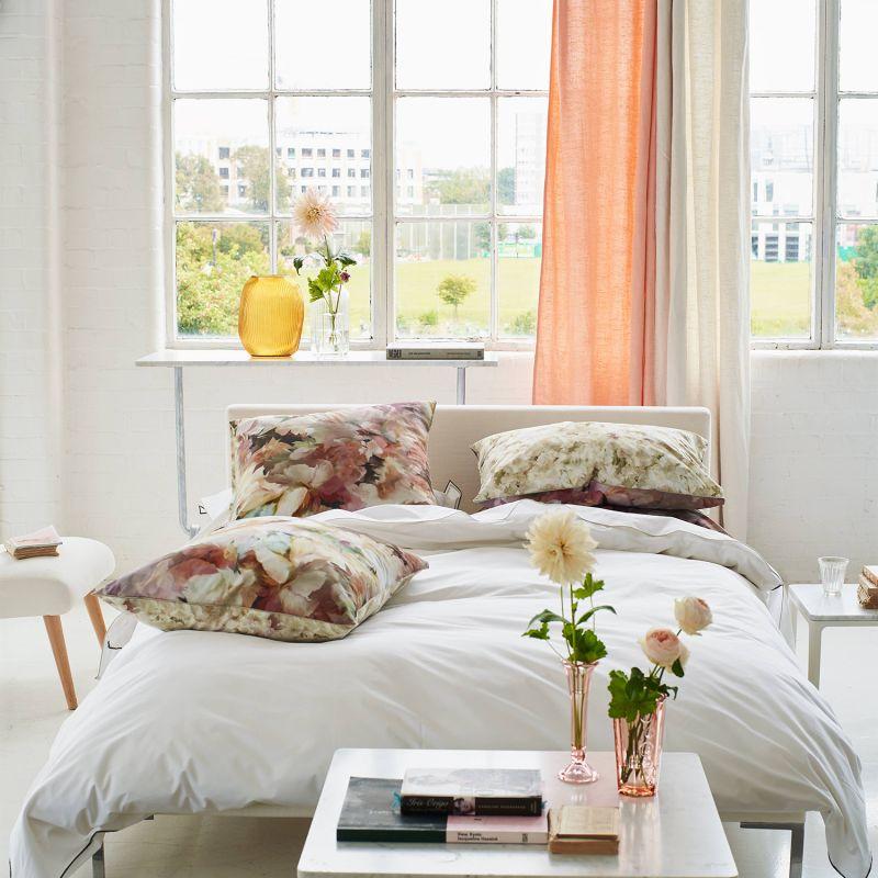 Essix Home Collection Parure En Percale De Coton Fleurs De Jour
