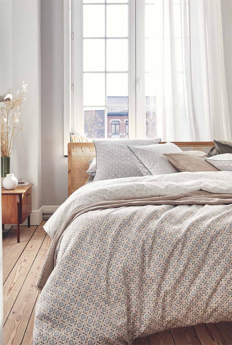 essix home collection Parure en percale de coton Galadriel