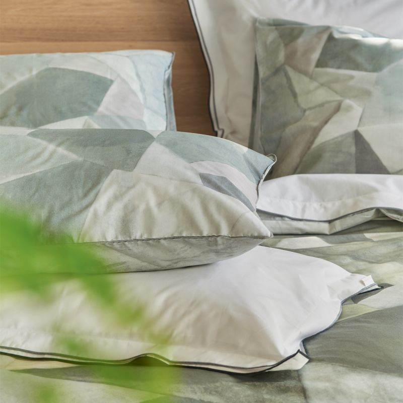 Essix Home Collection Parure En Percale De Coton Geo Modern