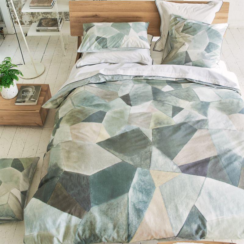 Essix Home Collection Parure En Percale De Coton Geo Modern