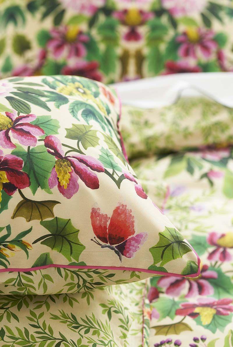 Essix Home Collection Parure En Percale De Coton Ikebana Damask