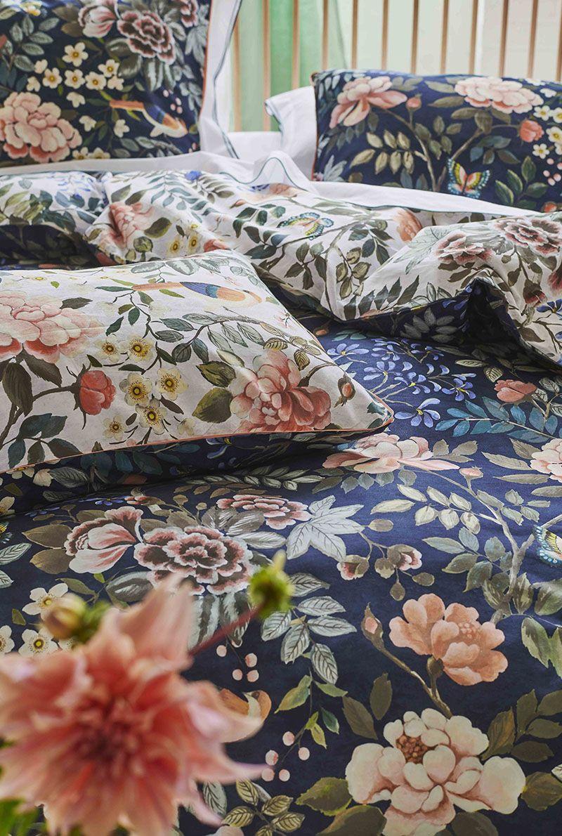 Essix Home Collection Parure En Satin De Coton Porcelain De Chine