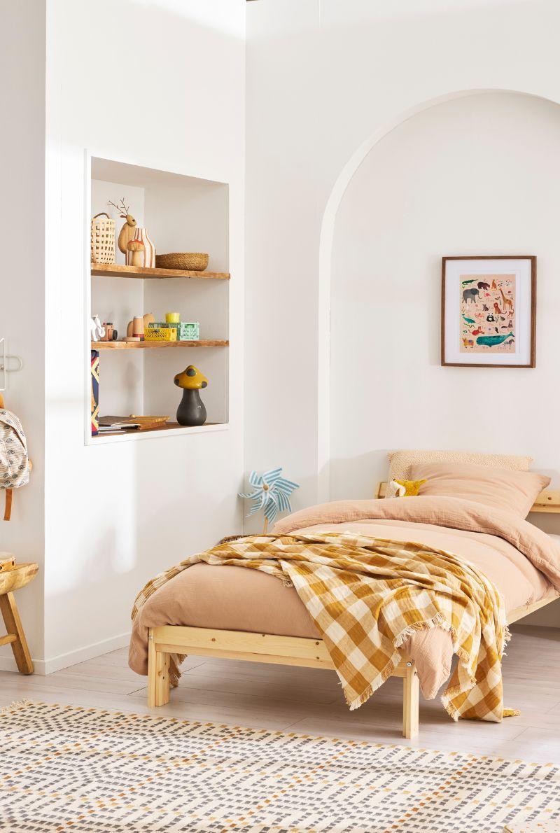 Essix Home Collection Parure Enfant En Gaze De Coton Lavée Tendresse